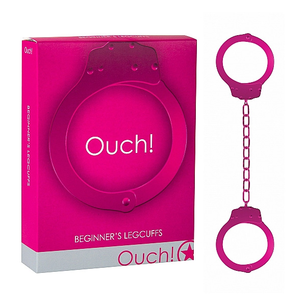 Ouch! Beginner's Legcuffs Pink Ouch! Beginner's Legcuffs Pink