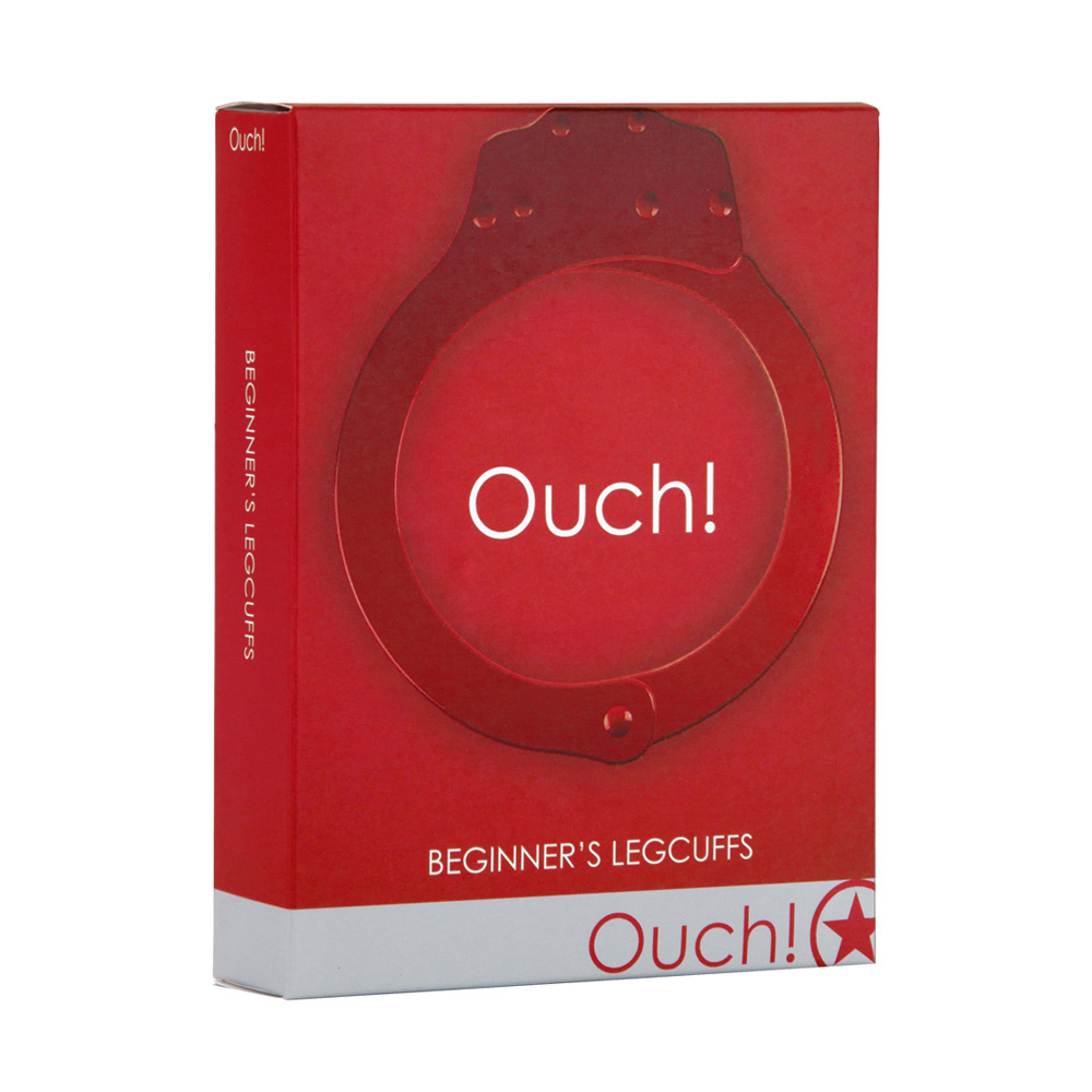 Ouch! Beginner's Legcuffs Red