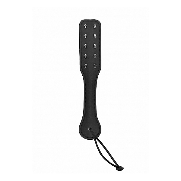 Ouch! Skulls And Bones Paddle With Skulls Black