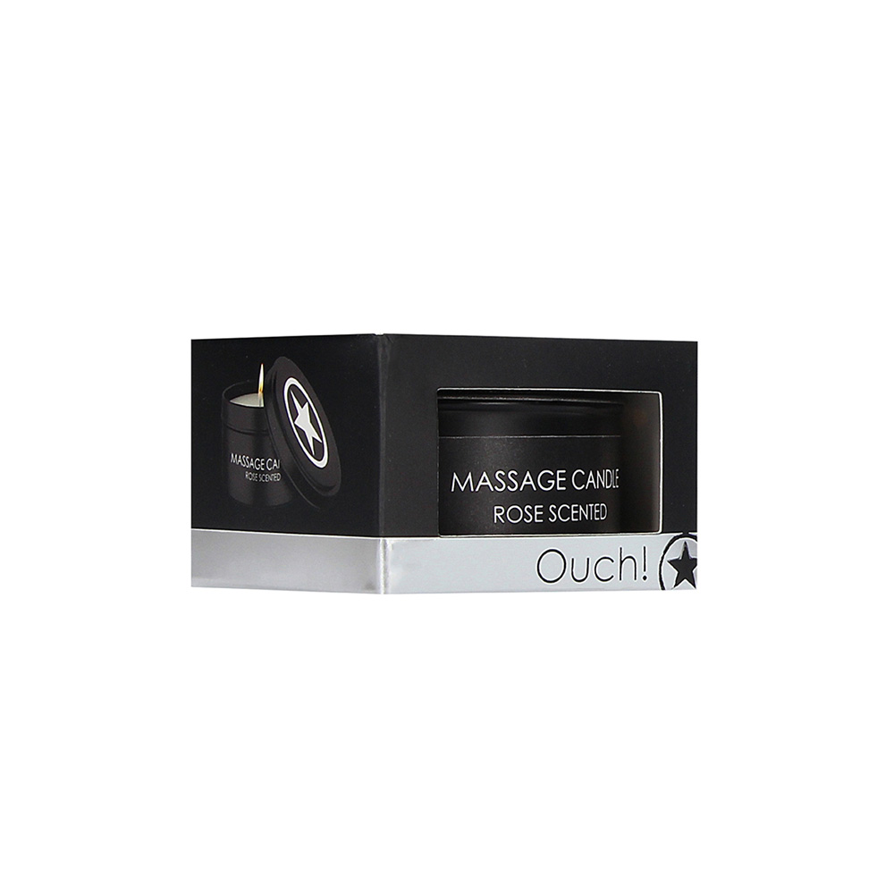 Ouch! Massage Candle Rose Scented