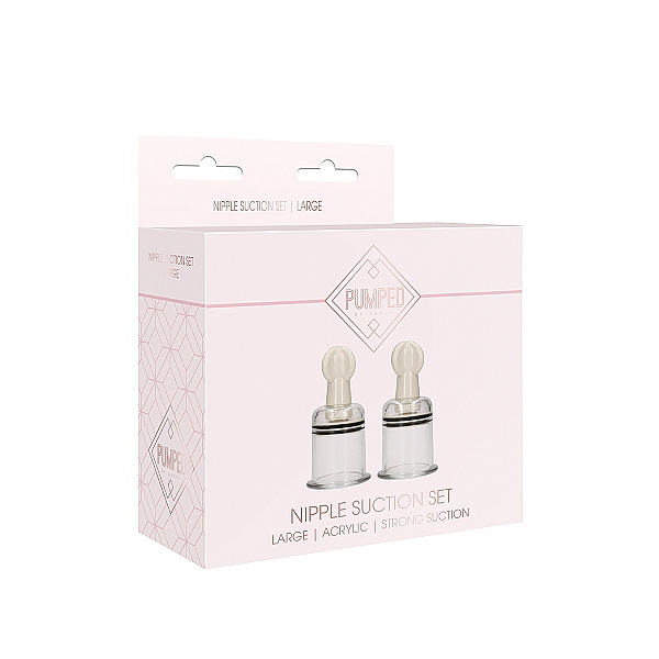 Nipple Suction Set Large Transparent