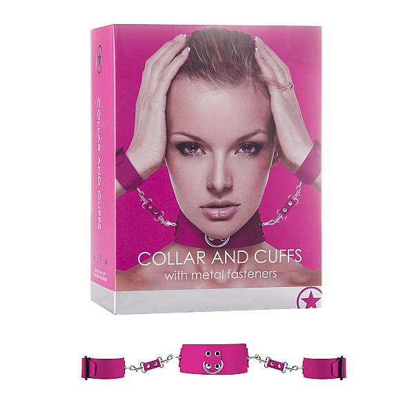 Ouch! Collar with Cuffs Pink
