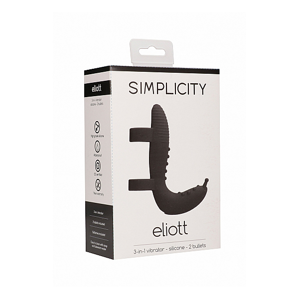Simplicity Vibrator Extension Set Eliott Black
