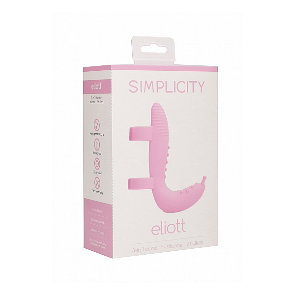 Simplicity Vibrator Extension Set Eliott Pink