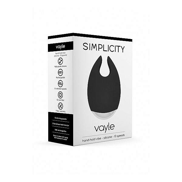 Simplicity Vayle Hand-Hold Vibe Black