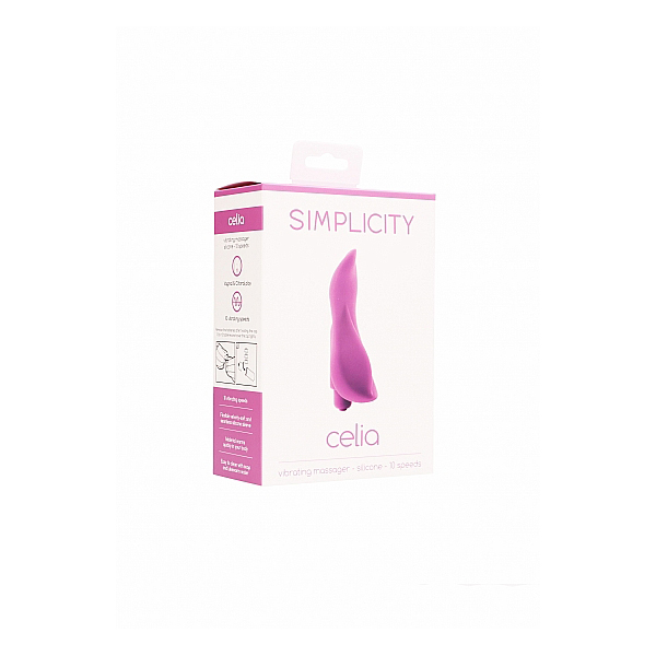 Simplicity Celia Vibrating Massager Silicone Pink