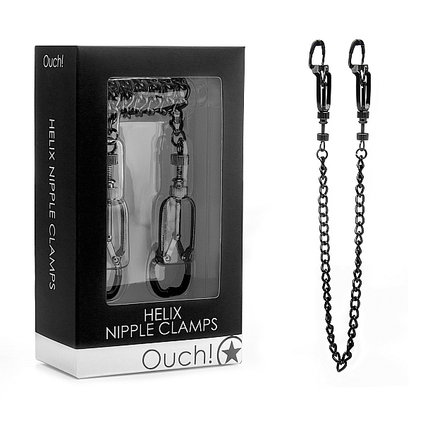 Ouch! Helix Nipple Clamps Black