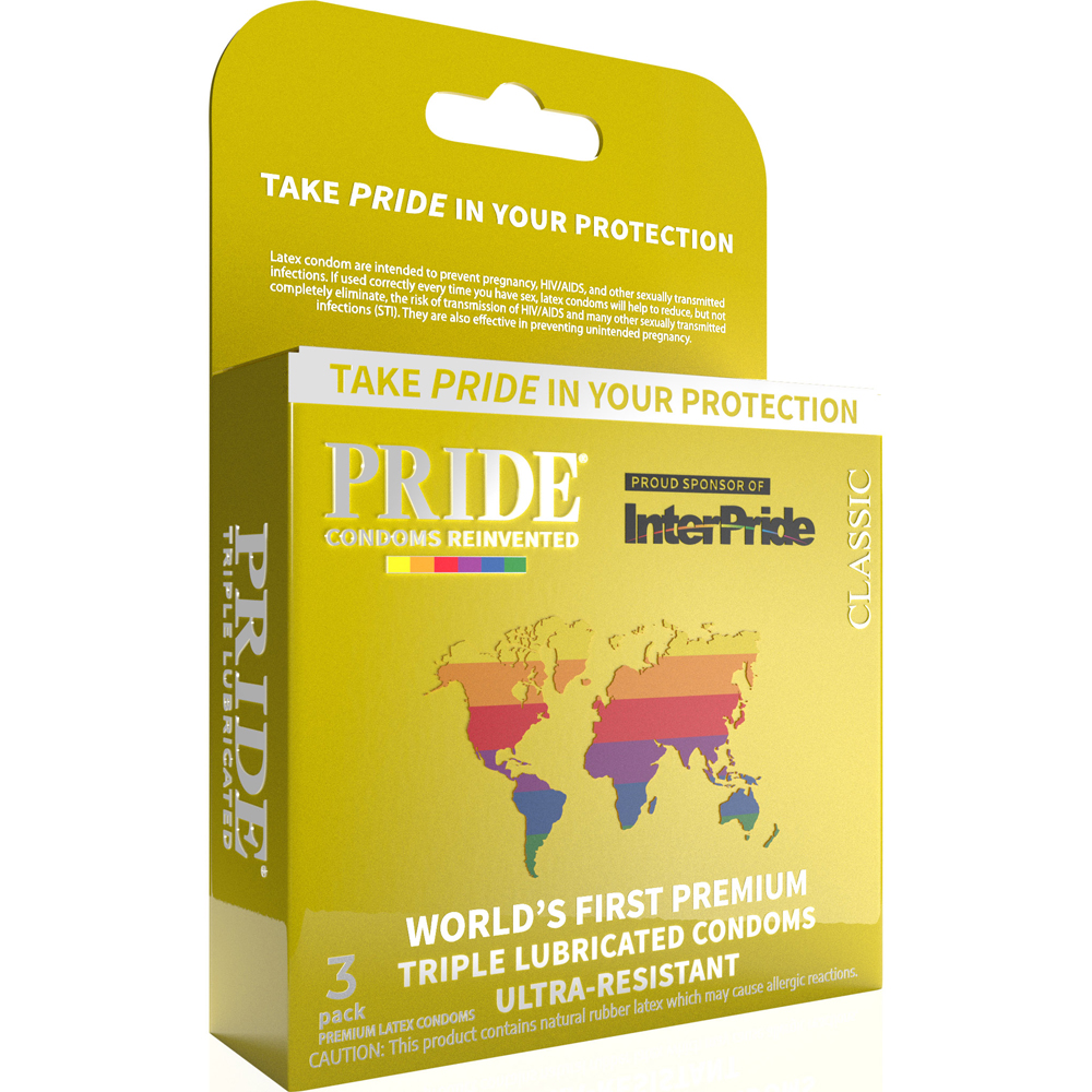 Pride Classic Condoms 3Pk
