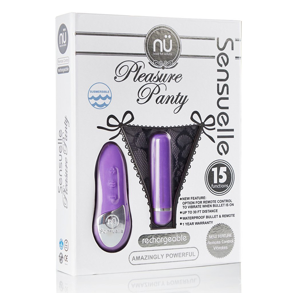 Sensuelle Remote Control Pleasure Panty 15 Function Purple
