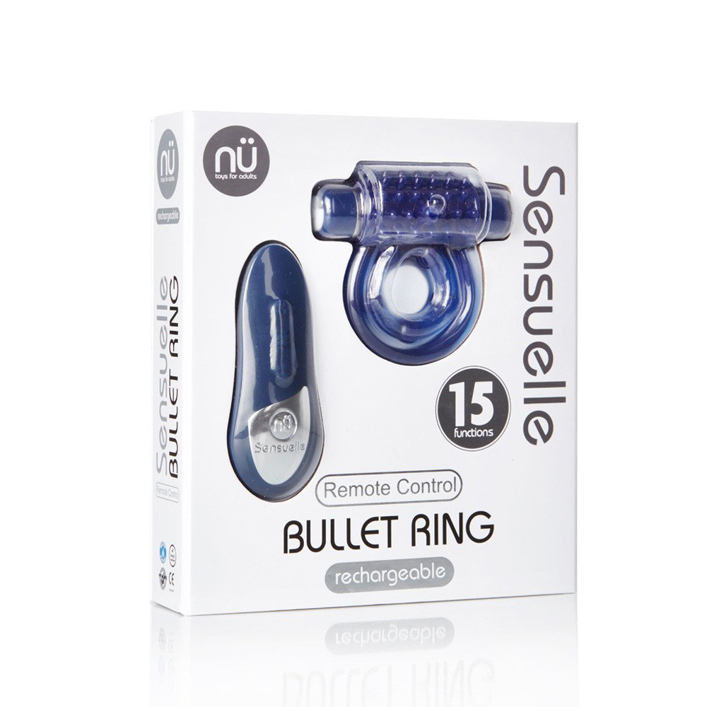 Sensuelle R/C Bullet Ring Blue