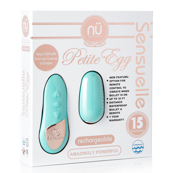 Sensuelle Remote Control 15 Function Petite Egg Tiffany Blue