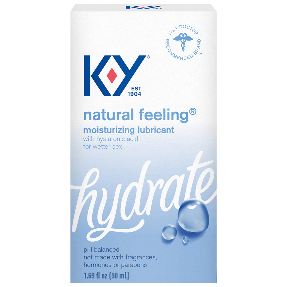 K-Y Natural Feeling W/Hyaluronic Acid 1.69 Oz