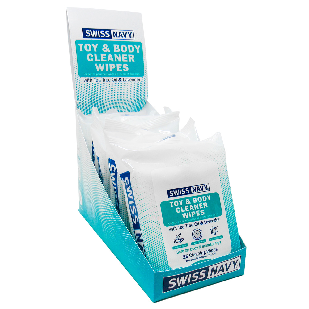 Toy & Body Cleaner Wipes 25Ct/6Ct Display Box