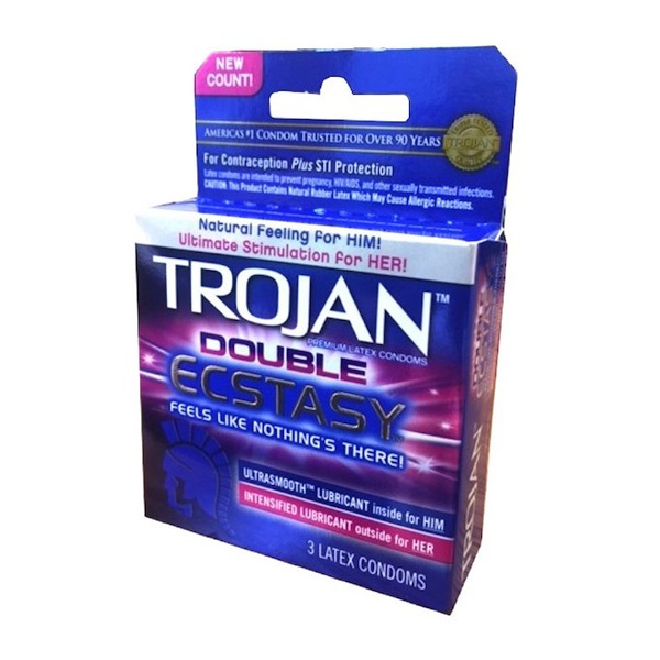 Trojan Double Ecstasy 3Pk