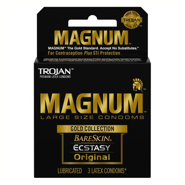 Trojan Magnum Gold Collection 3Pk