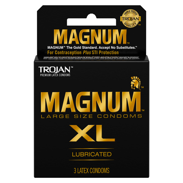 Trojan Magnum XL Condoms 3Pk