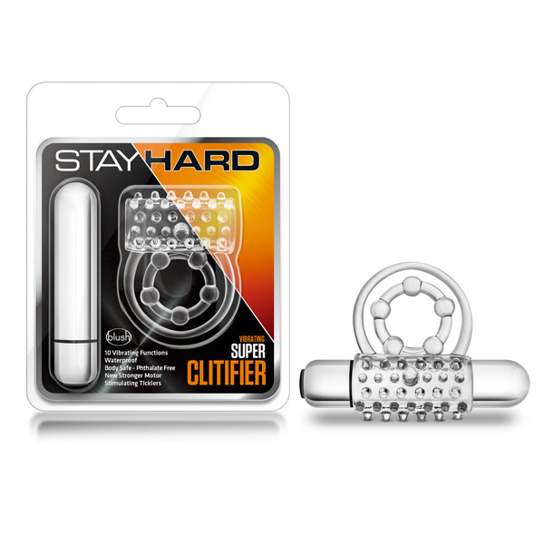 Stay Hard Vibrating Super Clitifier Clear