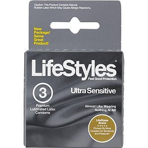 Lifestyles Ultra Sensitive 3Pk