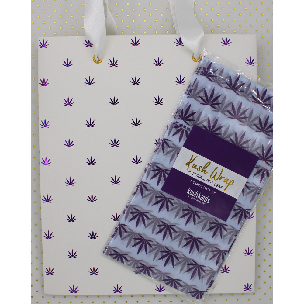 Purple Gift Wrap Set