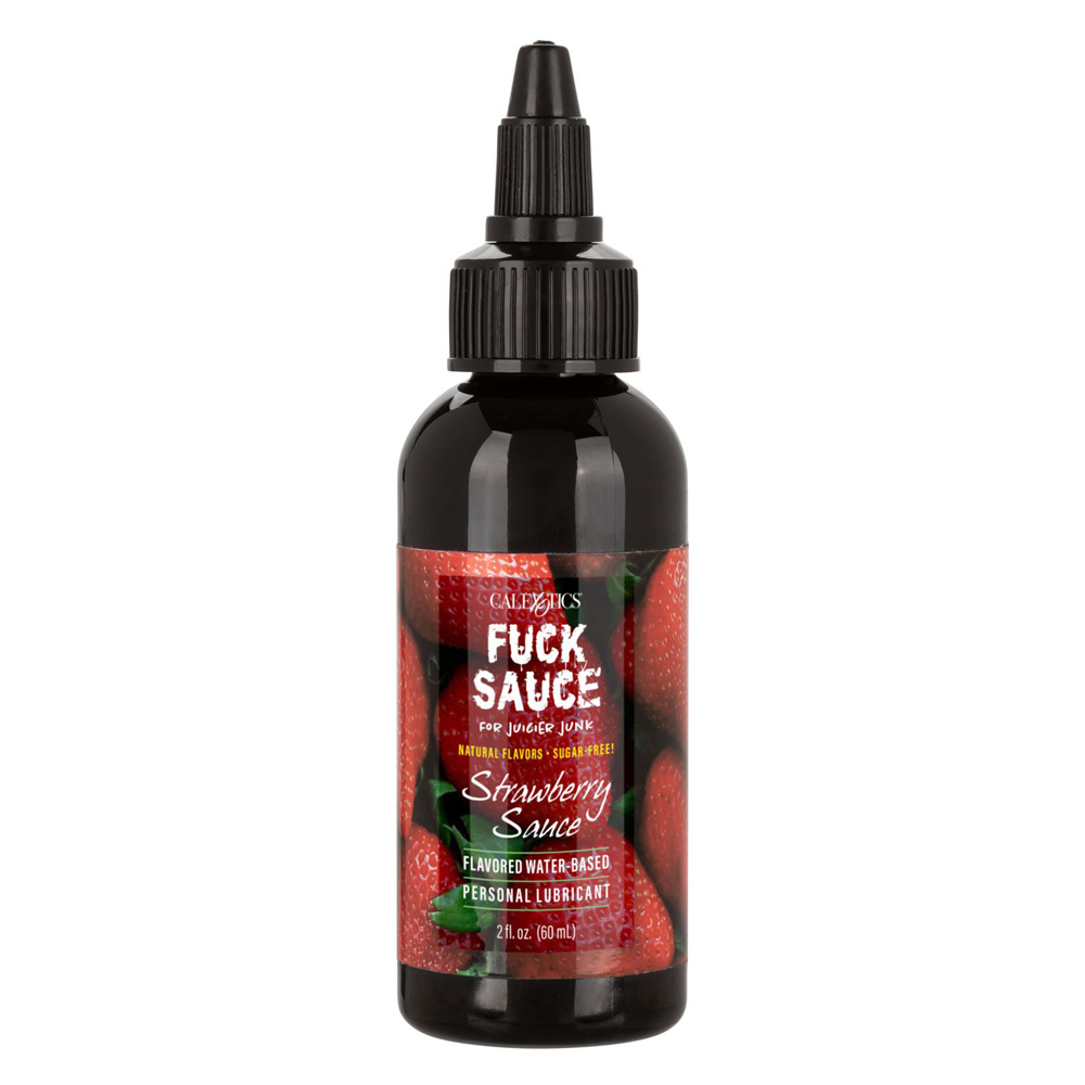 Fuck Sauce Flavored Lubricant Strawberry 2 Oz.