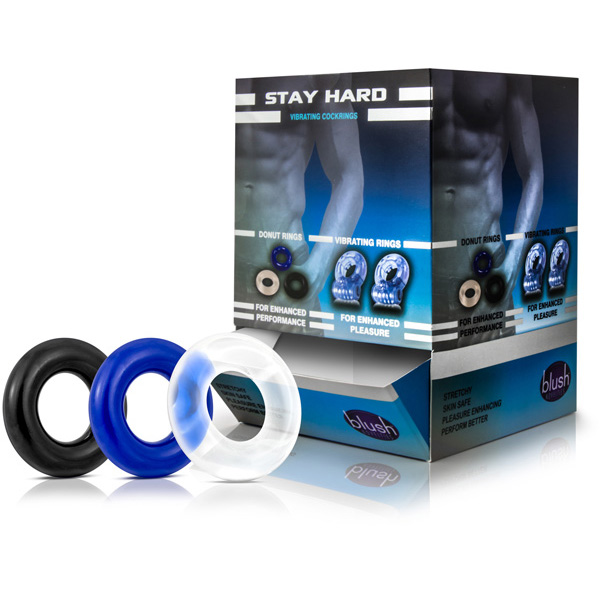Stay Hard Donut Rings 50Ct Display Assorted