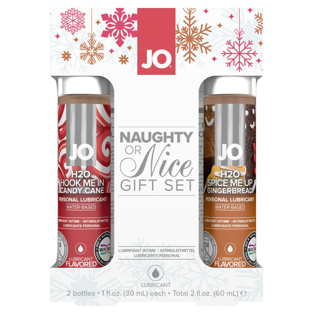 Jo Naughty Or Nice Gift Set Candy Cane & Gingerbread 1 oz.