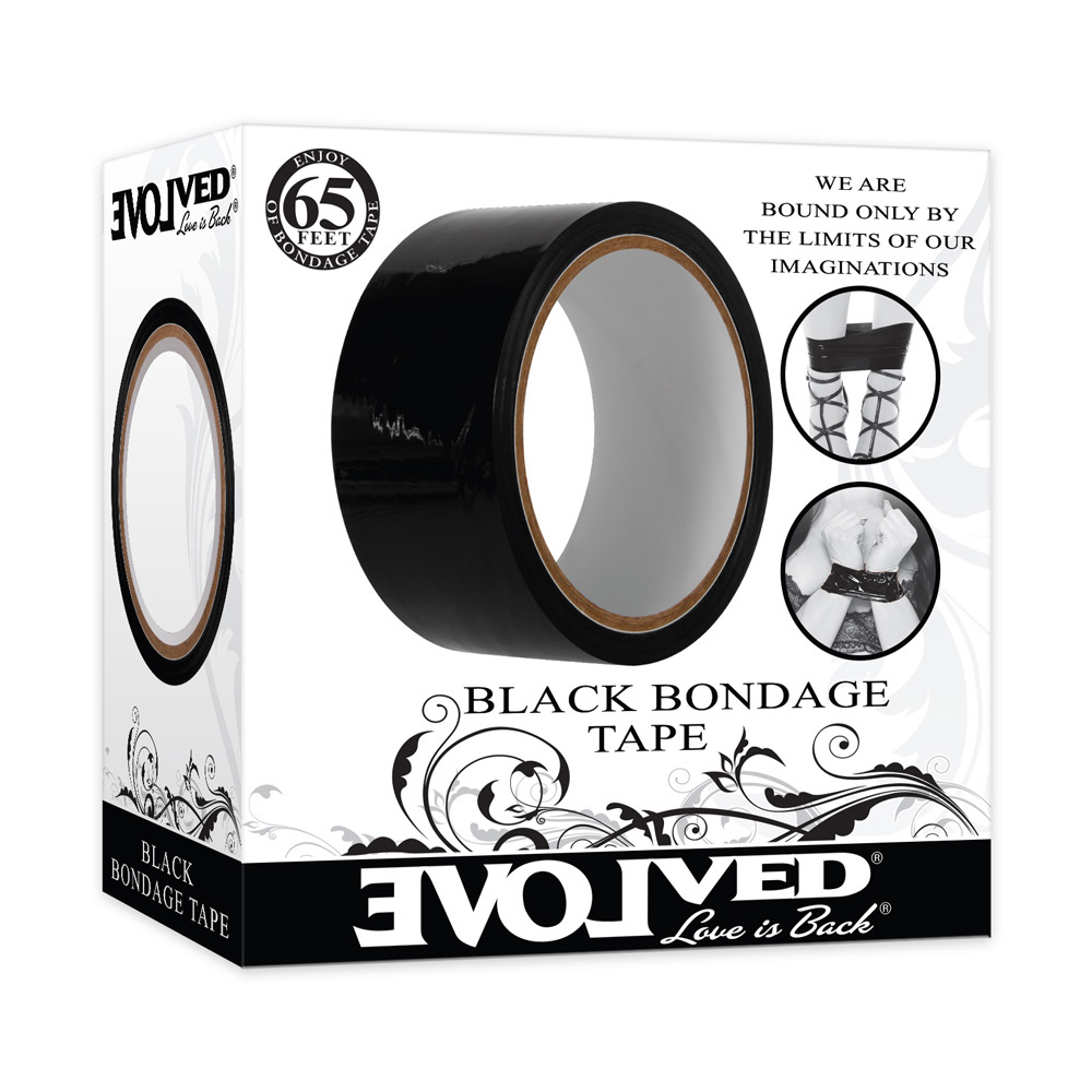 Bondage Tape Black 65'