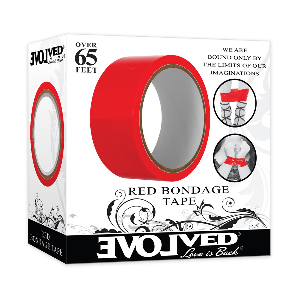 Bondage Tape Red 65'