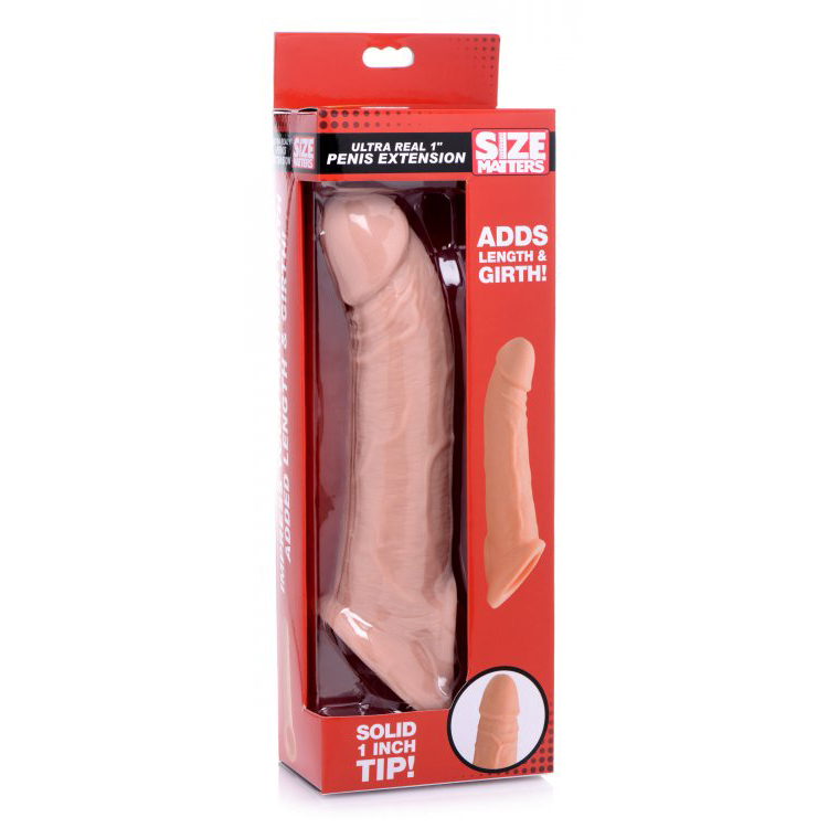 Size Matters 1" Realistic Penis Extension