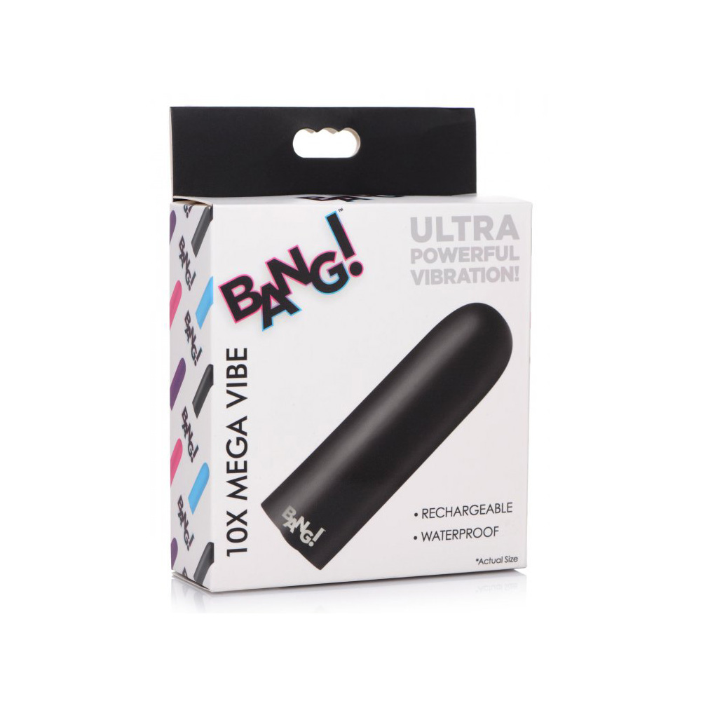 Bang! 10X Mega Silicone Vibrator Black
