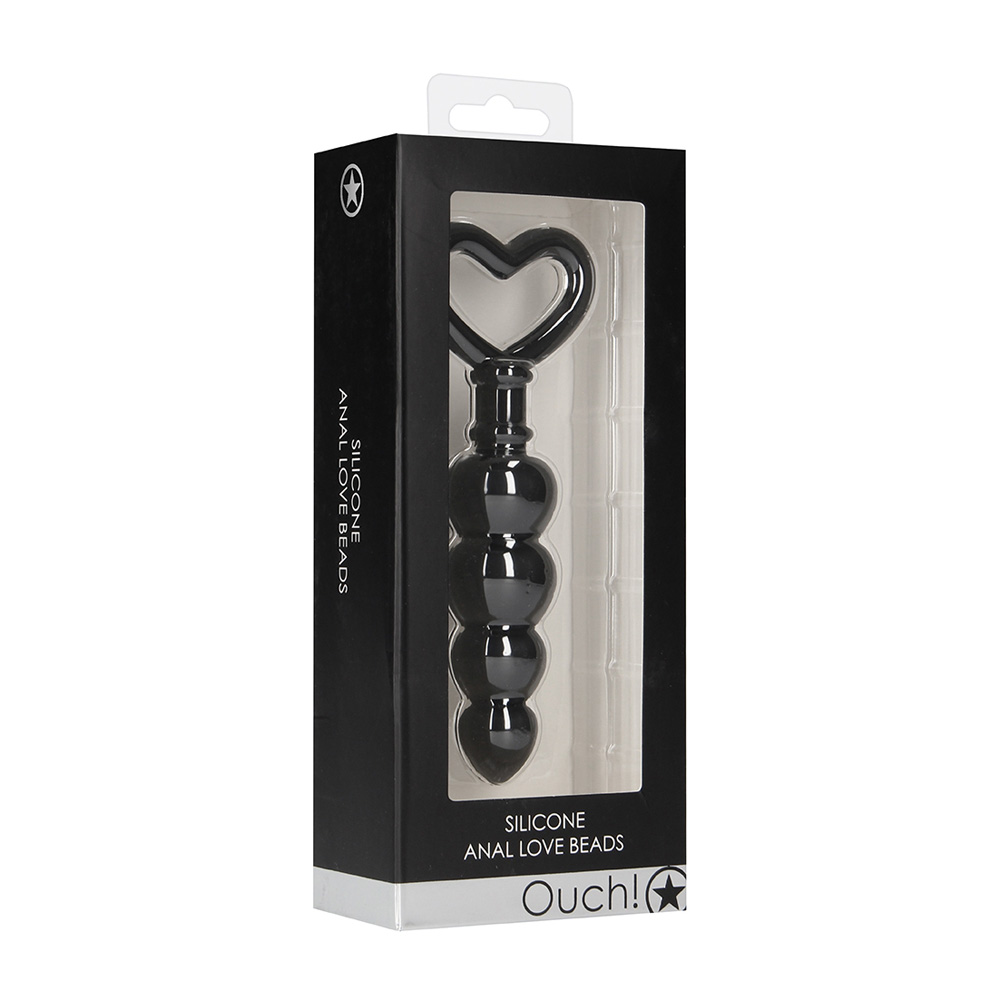 Ouch! Anal Love Beads Black
