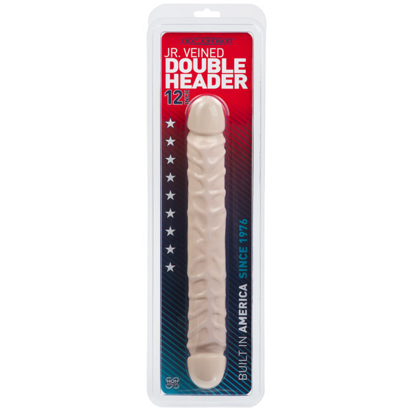 Jr. Veined Double Header - 12" Black