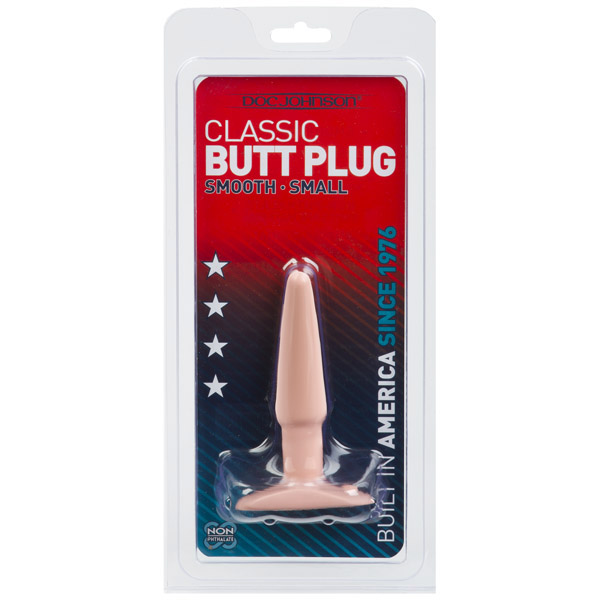 Classic Butt Plug - Smooth - Small White
