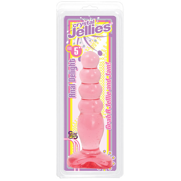 Crystal Jellies - Anal Delight - 5" Clear Crystal Jellies - Anal Delight - 5" Clear