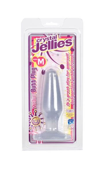Crystal Jellies - Medium Butt Plug Clear