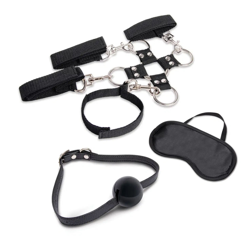 7Pc Hogtie & Ball Gag Kit - Sex Toy Store For Adults